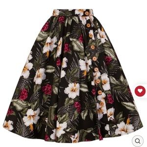 Hell Bunny- Tahiti 50s Skirt XL